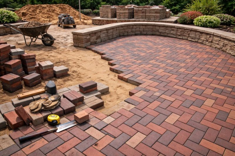 Brick Hardscape Construction in Greenwich, CT