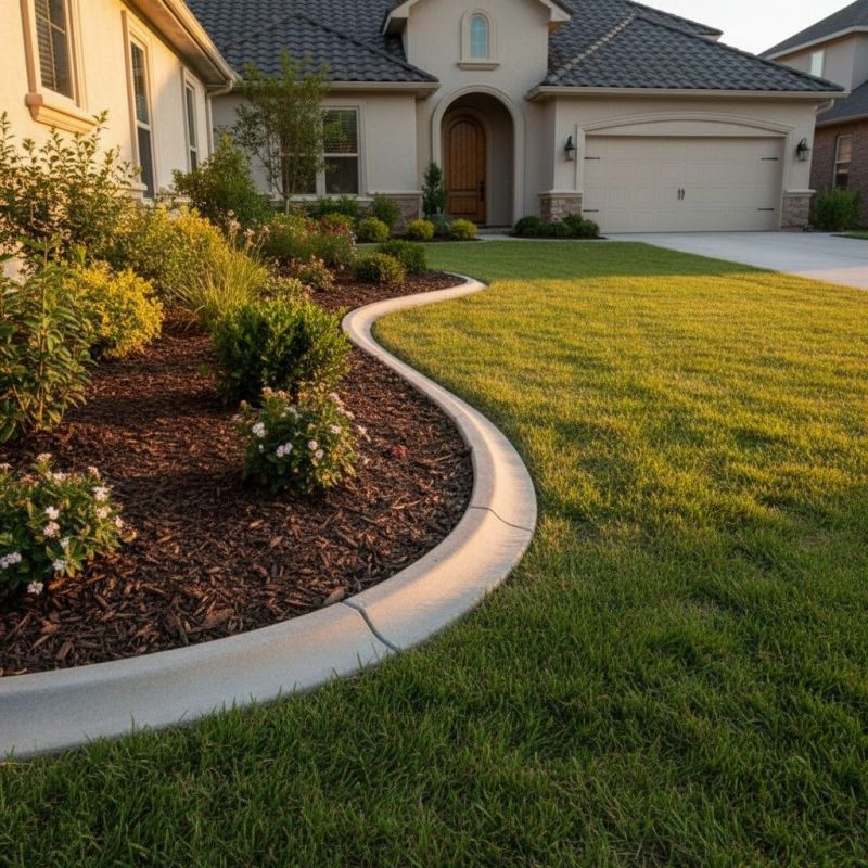 How Concrete Curbing Helps Define Landscape Borders